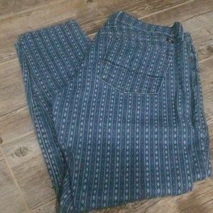 Lucky Brand pattern jeans